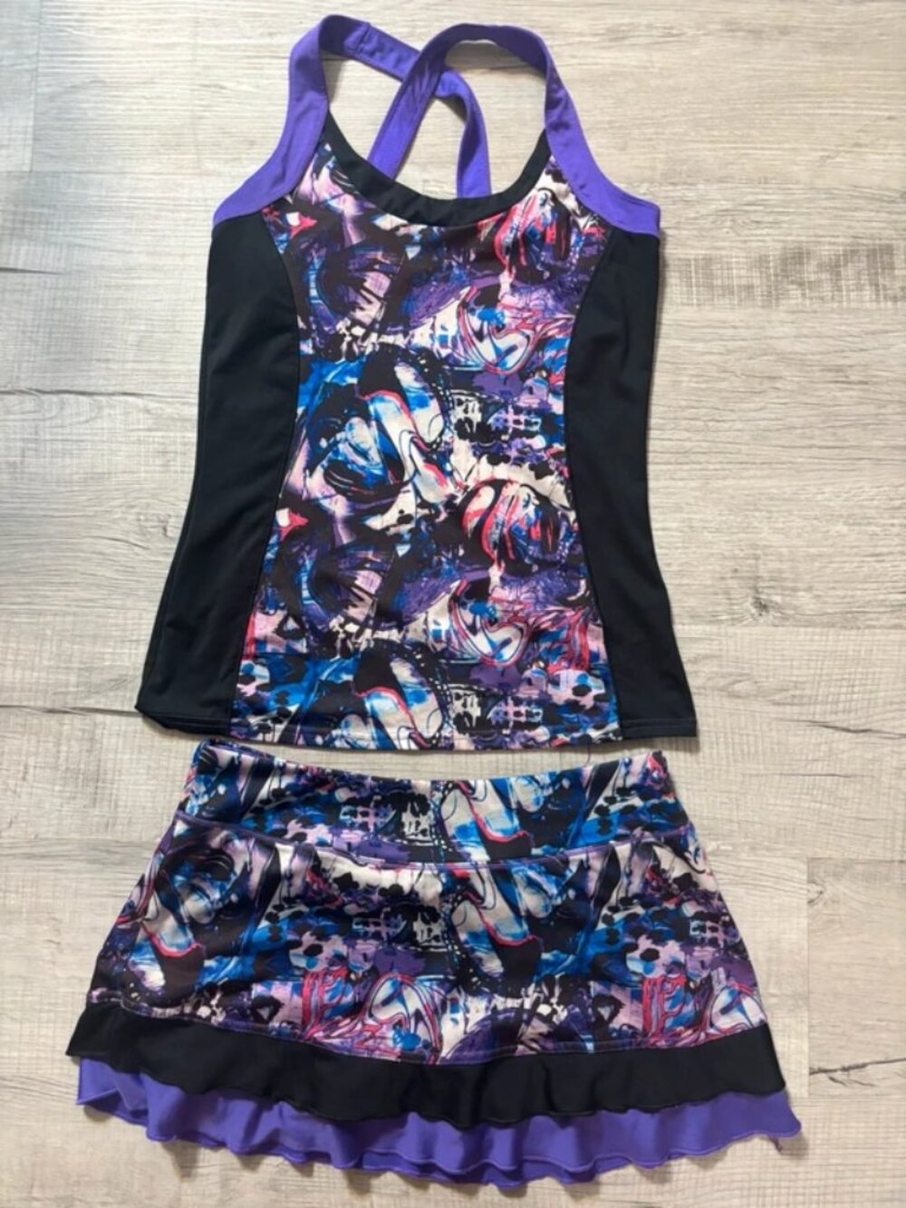 Athletic outfit size small but fits like a medium in my opinion